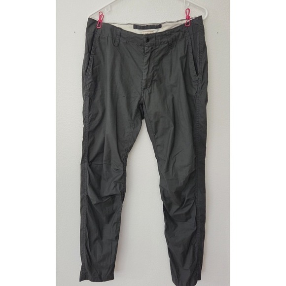 Relwen Other - Relwen Charcoal Grey Flyweight Flex Chino Pant Cotton Spandex Zip Snap Fly 30